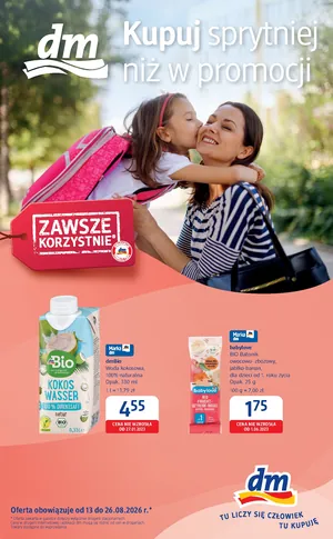 Gazetka dm 13.08.2026-26.08.2026