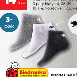 Skarpety damskie lub męskie, 3-pak