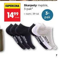Skarpety męskie, 3-pak