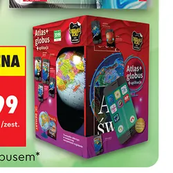 Atlas z globusem