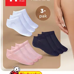 Skarpety damskie, 3-pak