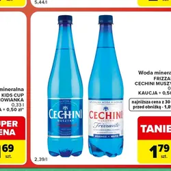 Woda mineralna FRIZZANTE CECHINI MUSZYNA