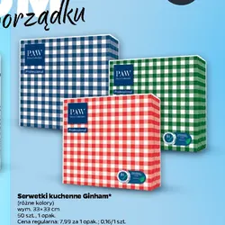 Serwetki kuchenne Gingham