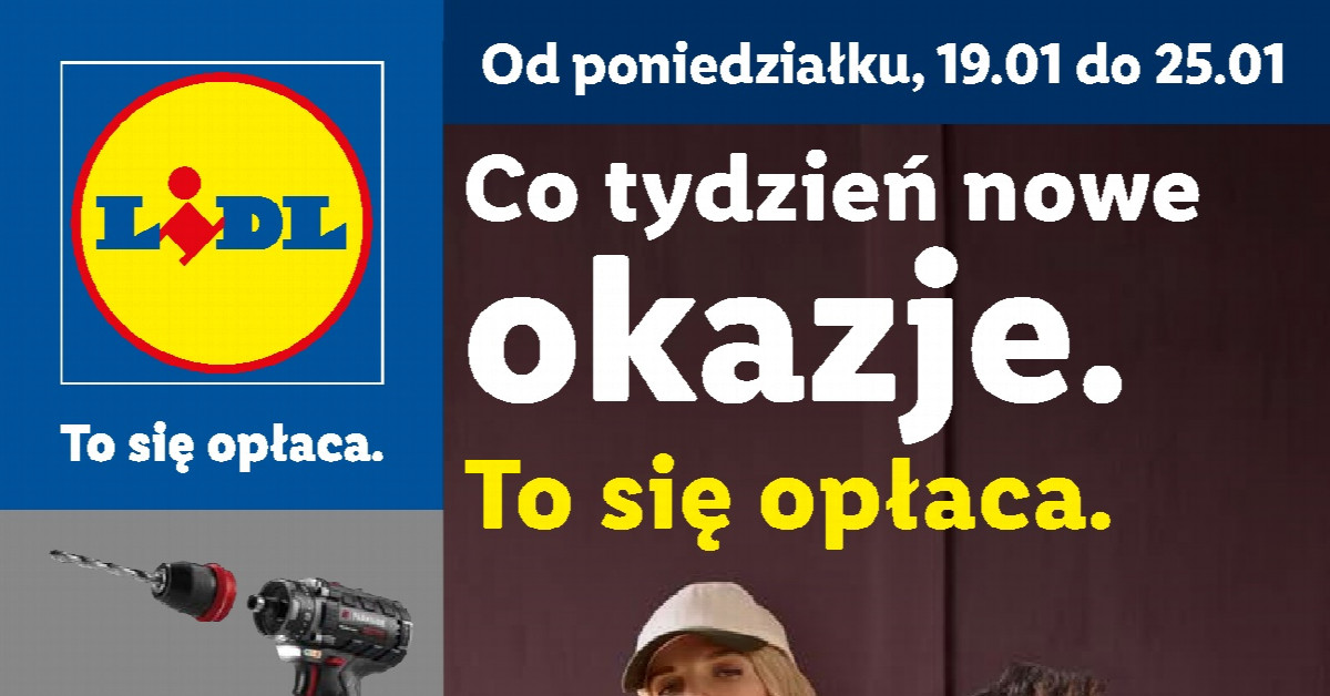 Nowa gazetka Lidla 19.01–25.01: 7 hitów, które musisz zobaczyć zanim wyprzedadzą się w sklepach!