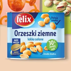 Orzeszki ziemne lekko solone Felix