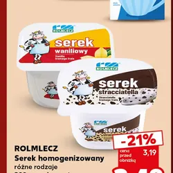 Rolmlecz Serek homogenizowany
