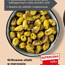 Grillowane oliwki w marynacie czosnkowo-ziołowej
