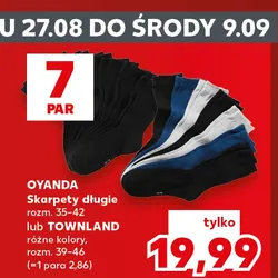 Skarpety długie OYANDA lub TOWNLAND