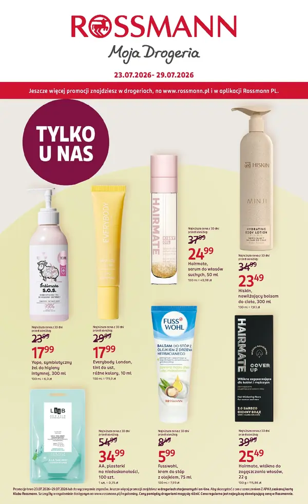 Strona 1 gazetki Rossmann