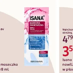 Isana, dwuetapowa maseczka do twarzy, 2x8 ml