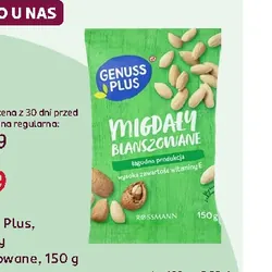 Genuss Plus, migdały blanszowane