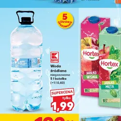 Woda źródlana niegazowana