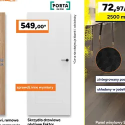 Skrzydło drzwiowe płytowe Faktor