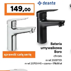 Bateria umywalkowa Boro