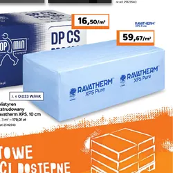 Polistyren ekstrudowany Ravatherm XPS, 10 cm