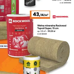 Wełna mineralna Rockwool Toproll Super, 15 cm