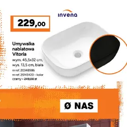 Umywalka nablatowa Vitoria