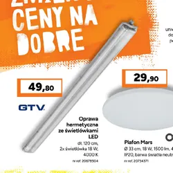 Oprawa hermetyczna ze świetlówkami LED