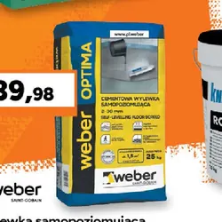 Wylewka samopoziomująca Weber Optima CT-C20-F5