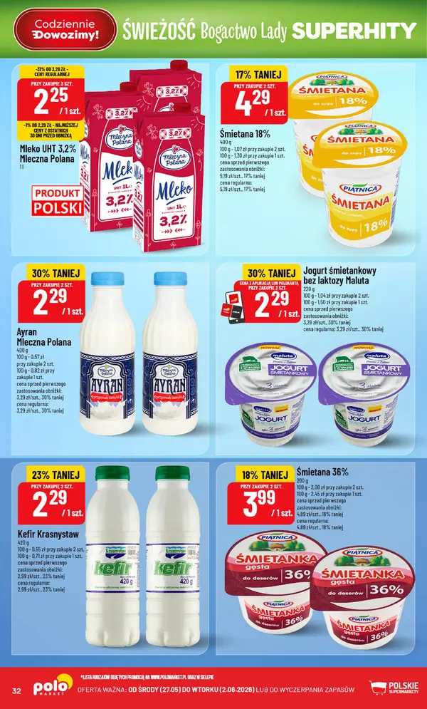 Strona 32 gazetki POLOmarket