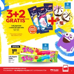 Lody jogurtowe z sosem lub rożki Anita