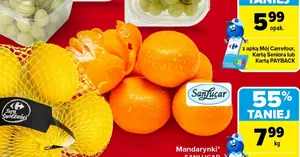 Mandarynki za 7,99 zł (wcześniej 17,99) — as w rękawie tej gazetki Carrefour!