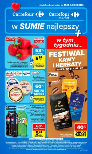 Gazetka Carrefour, Market w SUMIE najlepszy, od poniedziałku