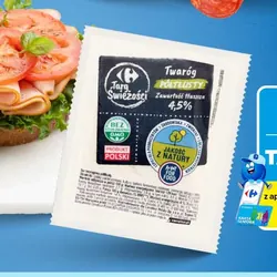 Twaróg półtłusty JAKOŚĆ Z NATURY CARREFOUR
