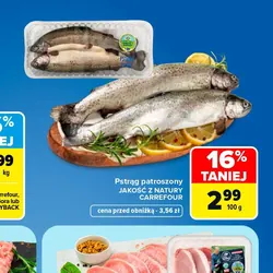 Pstrąg patroszony