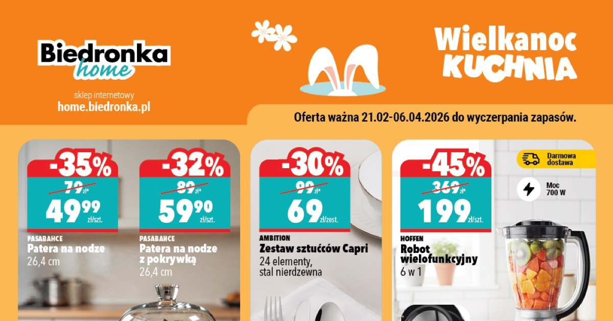 Nowa gazetka Biedronka (21.03–29.04): 7 okazji, których nie możesz przegapić!