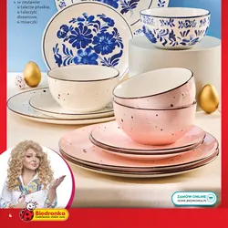 Zestaw obiadowy z porcelany, 12 el.