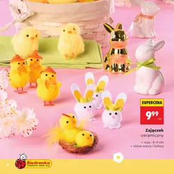 Kurczaczki lub zajączki do koszyczka wielkanocnego