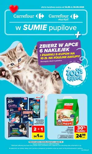 Gazetka Carrefour, Market w SUMIE pupilove