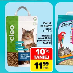 Żwirek ze słomy CLEO