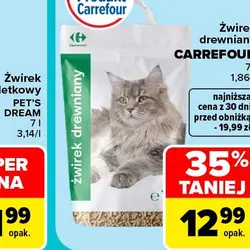 Żwirek drewniany CARREFOUR