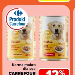 Karma mokra dla psa CARREFOUR