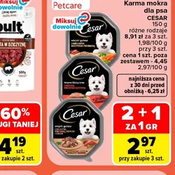 Karma mokra dla psa CESAR