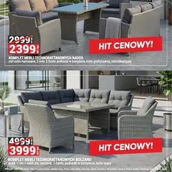 KOMPLET MEBLI TECHNORATTANOWYCH BADOS