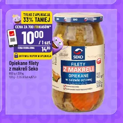 Opiekane filety z makreli Seko