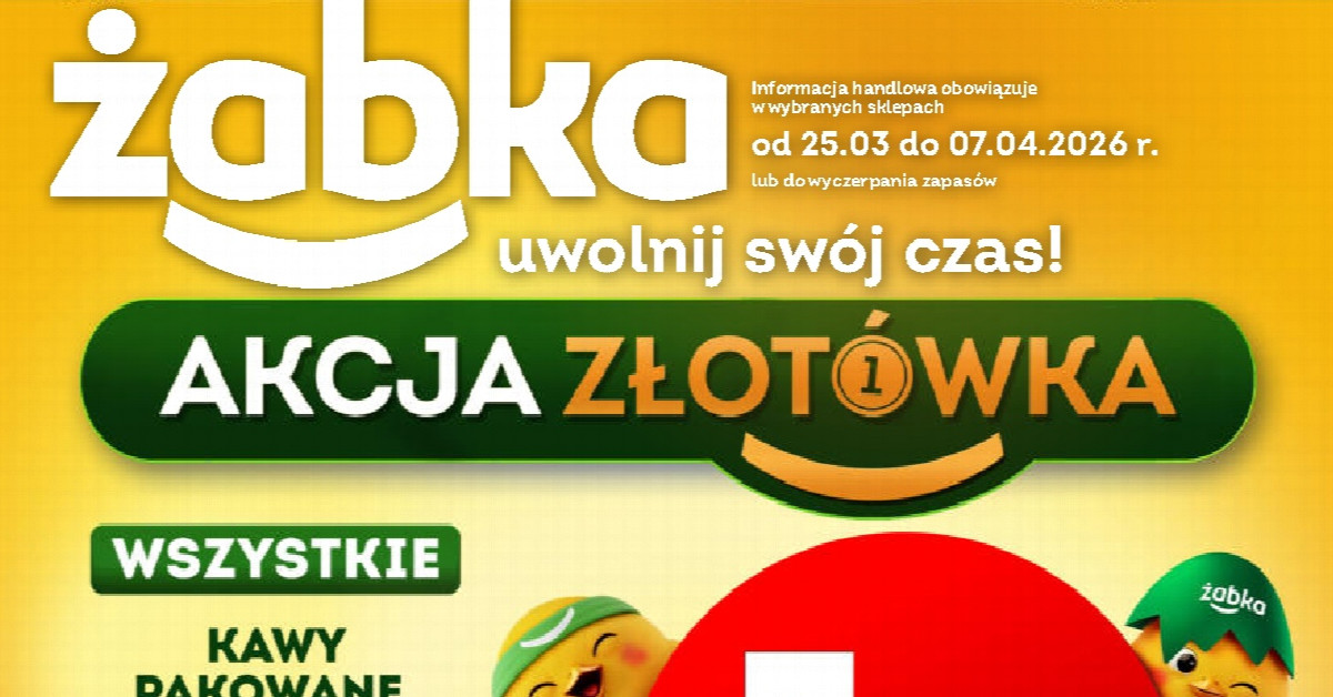 Nowa gazetka Żabka (25.03–07.04): 7 hitów, które MUSISZ sprawdzić!