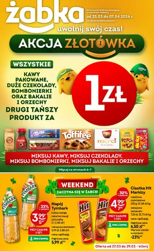 Gazetka Żabka promocyjna (25.03-07.04)