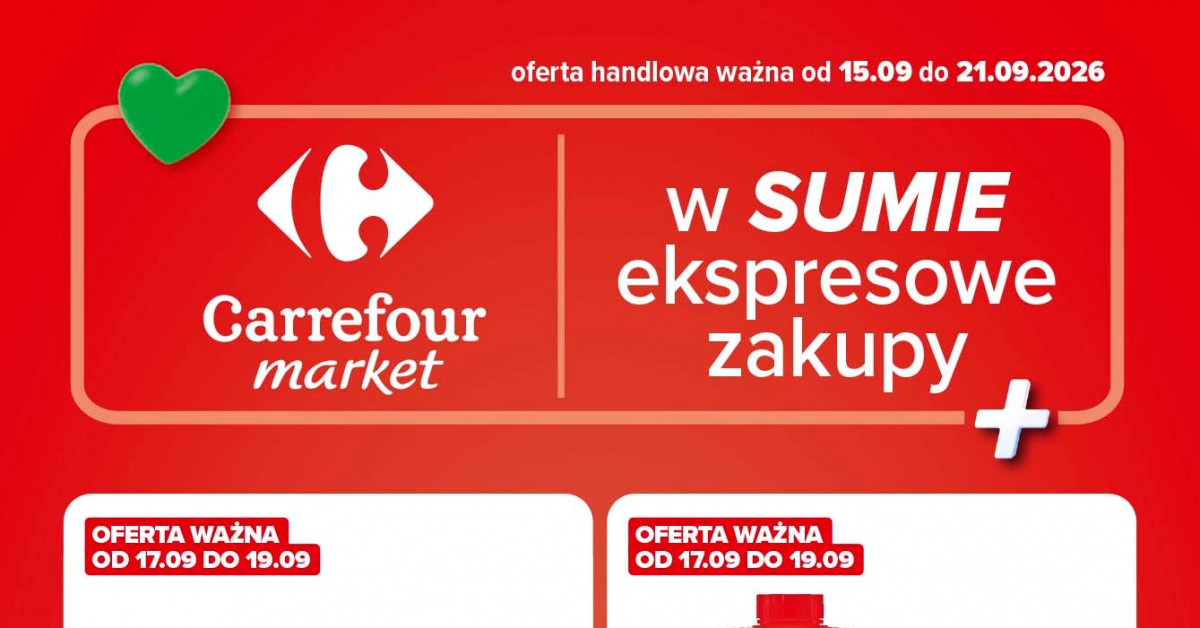 Nowa gazetka Carrefour (15.09–21.09): 7 hitów, które MUSISZ zobaczyć