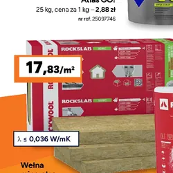 Wełna mineralna Rockslab Sonic, 5 cm