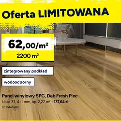 Panel winylowy SPC, Dąb Fresh Pine