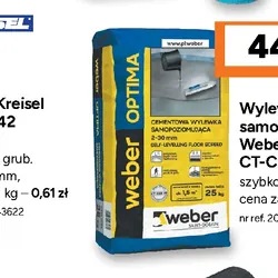 Wylewka samopoziomująca Weber Optima CT-C20-F5