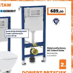 Stelaż podtynkowy WC Geberit Delta