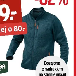 Bluza męska z dzianiny polarowej