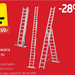 Drabina kombinowana 3 x 11 stopni 6,78 m