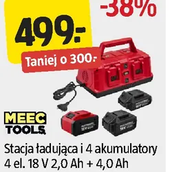 Stacja ładująca i 4 akumulatory