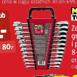 Zestaw kluczy grzechotkowych i płaskich 12 el. 8-19 mm